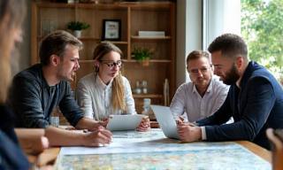 Rideasf team planning Austrian travel routes